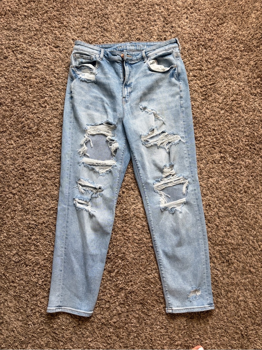 American Eagle ripped jeans